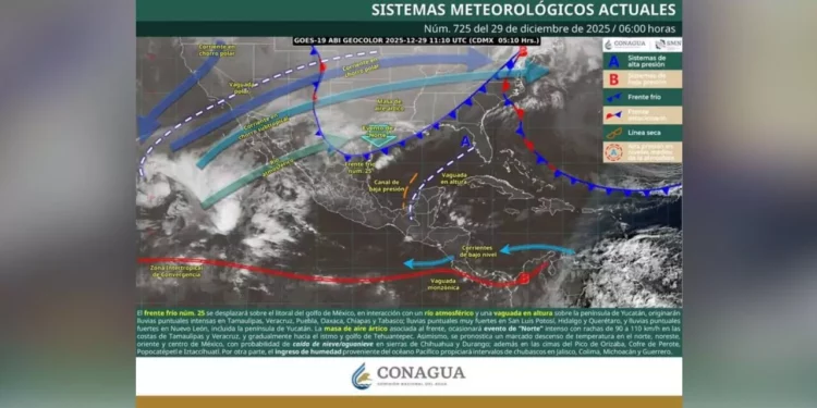 Lluvias, vientos extremos y frío intenso golpearán a Oaxaca