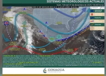 Frío ártico mantiene lluvias, vientos extremos y riesgo de heladas en Oaxaca