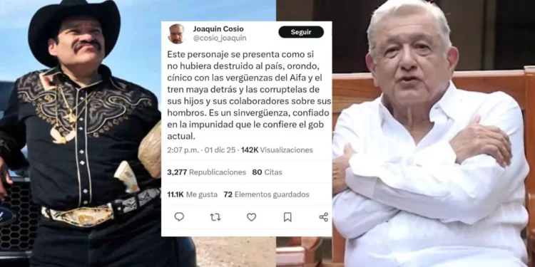 ‘Cochiloco’ llama cínico a AMLO por el infierno que dejo su sexenio: “Como si no hubiera destruido el país, cínico”