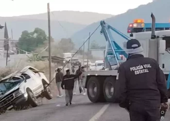 Daños materiales de consideración dejó como saldo el accidente.
