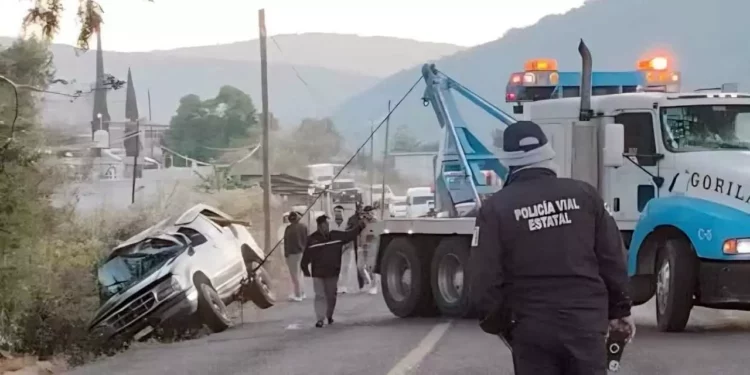 Daños materiales de consideración dejó como saldo el accidente.