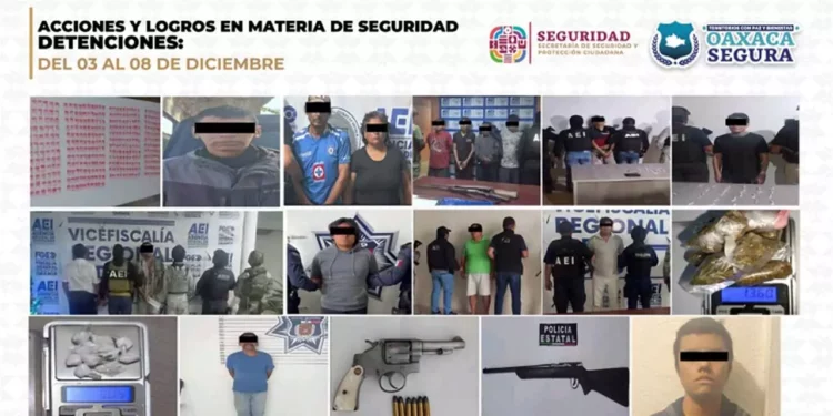 Elementos de seguridad desplegaron operativos especiales en calles y carreteras de Oaxaca para prevenir delitos.