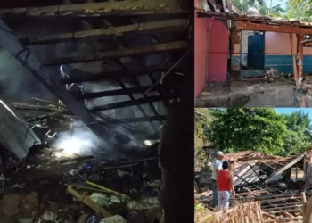 Explosión destruye vivienda con pólvora en Huazolotitlán y alerta a toda la colonia