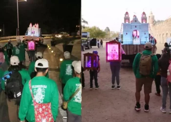 VIDEO | “La fe mueve montañas”: peregrinos caminan kilómetros hacia la Virgen de Juquila en devoción y gratitud