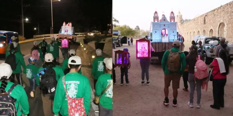 VIDEO | “La fe mueve montañas”: peregrinos caminan kilómetros hacia la Virgen de Juquila en devoción y gratitud