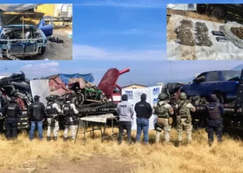Cateo en San Andrés Zautla deja aseguramiento de drogas, autopartes y un vehículo