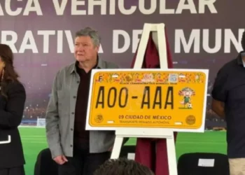 Placa del Mundial 2026 llega a la CDMX: edición limitada para autos particulares