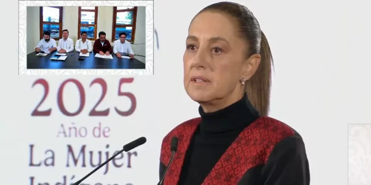 Sheinbaum garantiza acompañamiento permanente a víctimas del descarrilamiento en Oaxaca