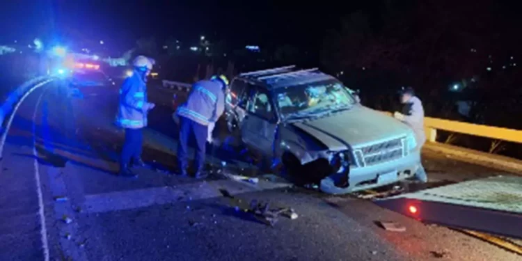 Daños materiales y un lesionado deja accidente.