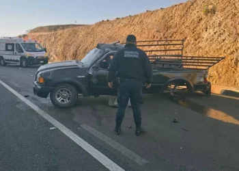 En el sitio fue localizada una camioneta Ford Ranger, cabina y media, color negro.