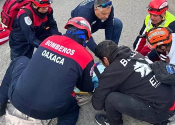 Los bomberos lograron rescatar con éxito al hombre.