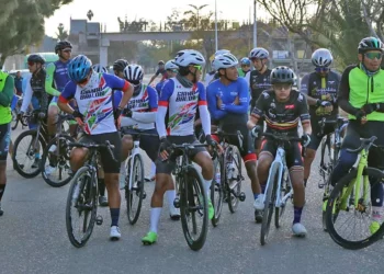 Foto: Leobardo García Reyes // Arrancaron las acciones del ciclismo de ruta.