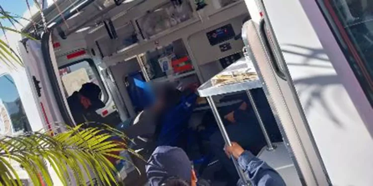 El accidente ocurrió a la altura de la colonia Antonio de León, en Huajuapan.