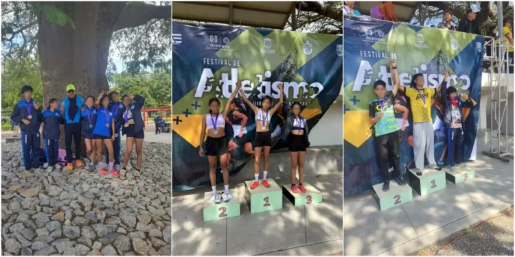 Los atletas se presentaron en el Festival Atlético de El Espinal.