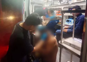 Los tres heridos resultaron con lesiones en diferentes partes de la cabeza y rostro.