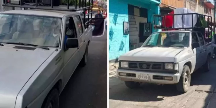 La unidad tiene a los costados la leyenda “Diócesis de Huajuapan” y estructura de hierro color negro.