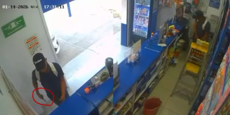 VIDEO | Violencia sin freno: asaltan farmacia con cuchillo en Etla tras homicidio en el Centro Histórico