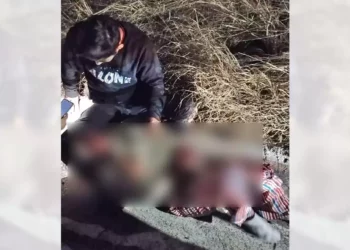 Cerca del Cerro del Fortín, un motociclista se accidentó el sábado.