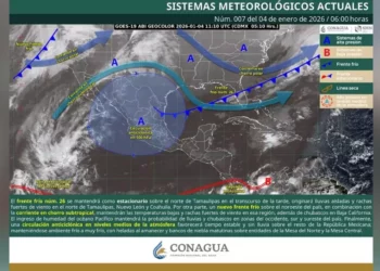 Anticiclón frena frente frío y garantiza tiempo estable en Oaxaca