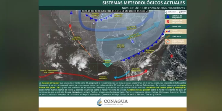 Frentes fríos 28 y 29 refuerzan el invierno en Oaxaca: heladas, viento intenso y riesgo para población vulnerable