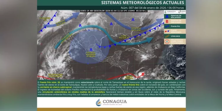Anticiclón frena frente frío y garantiza tiempo estable en Oaxaca