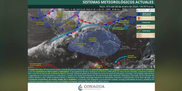 Persisten heladas y frío nocturno; frente frío 27 prolonga bajas temperaturas en Oaxaca