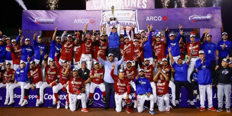 Charros de Jalisco bicampeones de la LMP tras barrer a Tomateros de Culiacán