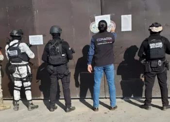 Foto: cortesía // Clausura de un establecimiento donde se extraía agua de manera ilegal.
