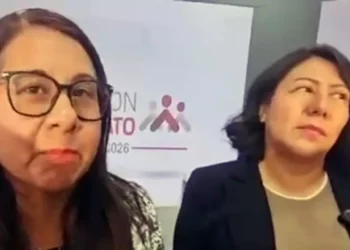 Foto: Tomada de video // Consejeras electorales, entre ellas Elizabeth Sánchez González, la consejera presidenta del órgano electoral explican las medidas cautelares por propaganda irregular.