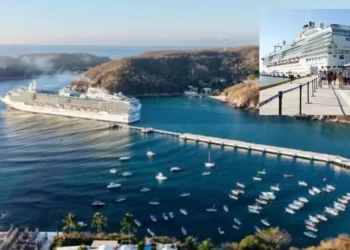 Más de dos mil turistas arriban a Huatulco a bordo del crucero Island Princess