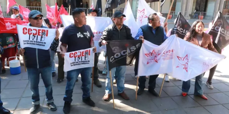 Foto: Adrián Gaytán // Denuncia de organizaciones por el despojo de tierras en la Costa Oaxaqueña.
