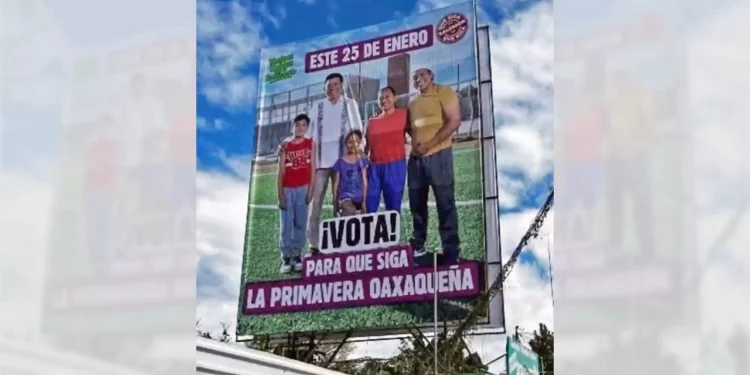 El IEEPCO ordenó “bajar” la propaganda ligada al oficialismo.