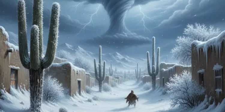 México bajo hielo: frente frío 27 y tormenta invernal traerán heladas extremas, lluvias y vientos intensos