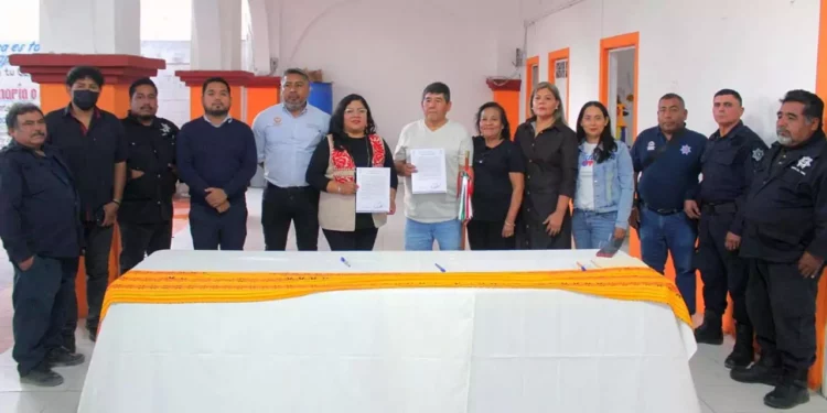 Se precisó que dentro de los temas que se deben reforzar como autoridad auxiliar de Santa Teresa, está la seguridad.
