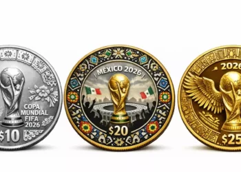 ¿Cómo serán las monedas conmemorativas del Mundial 2026?