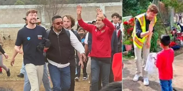 ¿Qué hacían juntos? Derbez y MrBeast sorprenden en pueblo del Estado de México