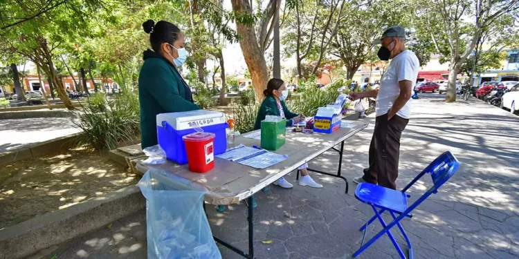 Foto: Archivo El Imparcial // Puesto de vacunación contra la influenza.
