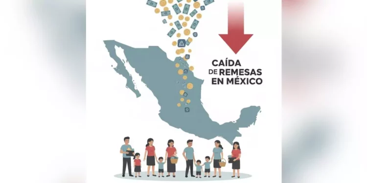 Caen las remesas a México por octavo mes: menos envíos, más presión económica