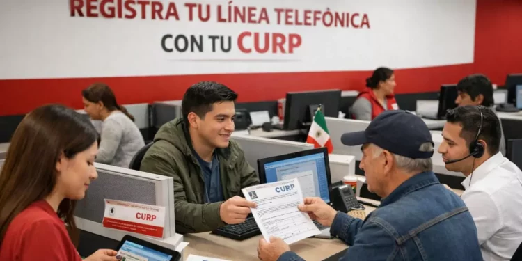 ¿Qué pasa si no registro mi línea telefónica con mi CURP?