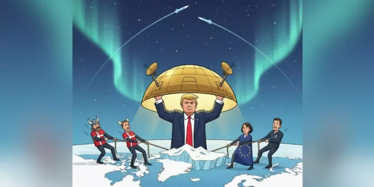 Trump vuelve a tensar la geopolítica ártica: Groenlandia, pieza clave de su “Cúpula de Oro”