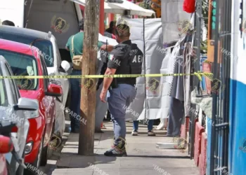 Foto: Adrián Gaytán // El 14 de enero, en pleno Centro Histórico de la ciudad, una mujer fue asesinada por apuñalamiento mientras se encontraba en el interior de un comercio, donde era propietaria.