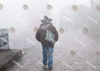 Foto: Jorge Luis Plata // Una gruesa neblina que por varios días no ha dejado ver el Sol y lluvias intermitentes se han dejado sentir en Los Mixes.