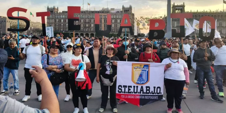 Se unen sindicatos de la UABJO en defensa de las universidades