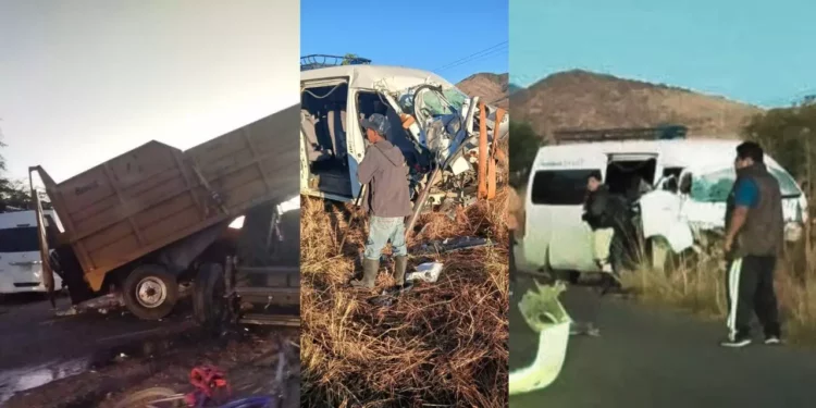 Otro accidente más: Urvan de pasaje choca en la 131 y reaviva alerta por seguridad vial