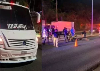 Camionero urbano atropella a motociclista y huye en la carretera 200