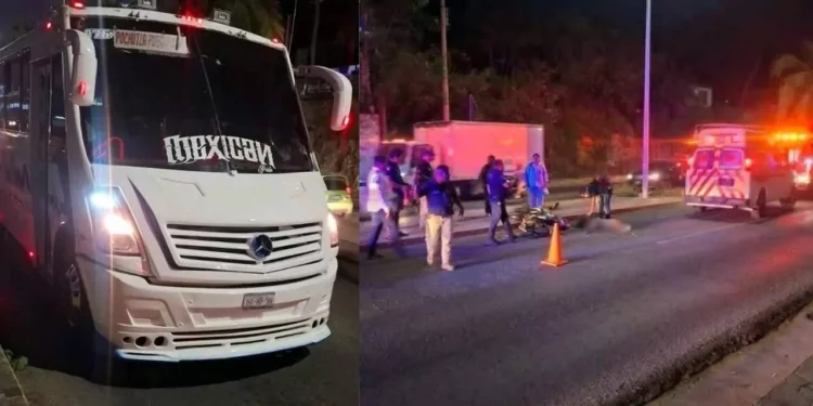 Camionero urbano atropella a motociclista y huye en la carretera 200