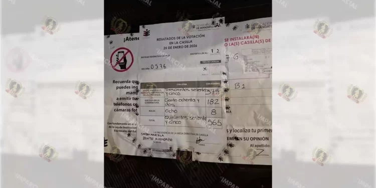 Tendencia negativa marca la Revocación en Oaxaca: Jara pierde 2 a 1 en su propia casilla
