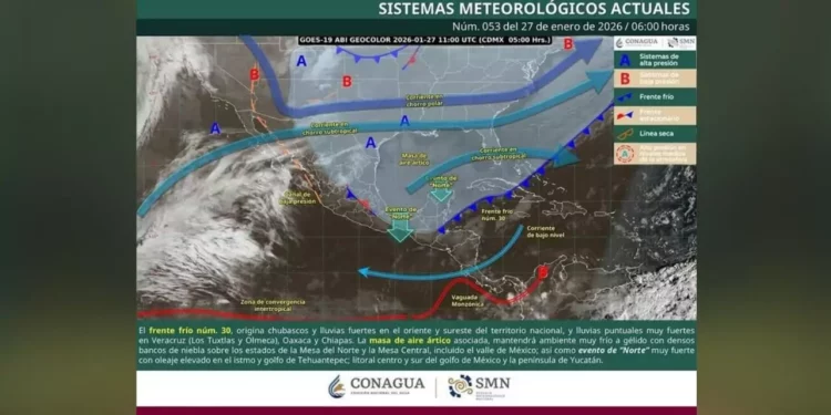 Persisten lluvias, frío intenso y vientos extremos en Oaxaca