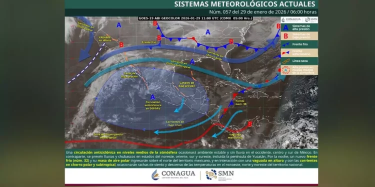 Nuevo frente frío 32 refuerza el ambiente invernal en Oaxaca