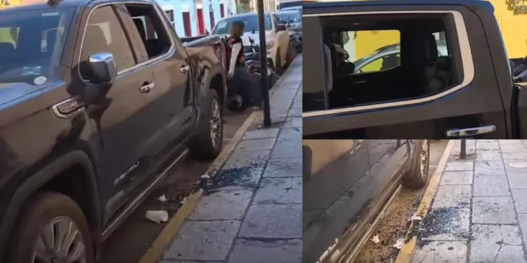 Cristalazo a turistas en pleno Centro Histórico exhibe la inseguridad nocturna en Oaxaca